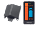 predictive side-collision dual-radar, 180° detection system with visual and audible signals.